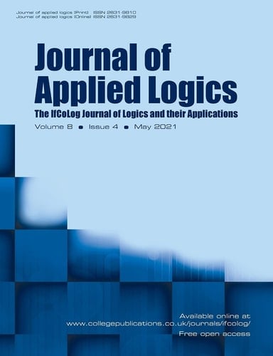 Journal of Applied Logics - The IfCoLog Journal of Logics and Their Applications Volume 8, Issue 4, May 2021