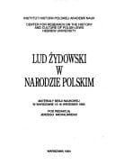 Lud żydowski w narodzie polskim: Materiały sesji naukowej, w Warszawie 15-16 wrzesień 1992 (Polish Edition)