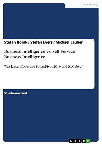 Business Intelligence vs. Self Service Business Intelligence Was leisten Tools wie PowerPivot 2010 und XLCubed?