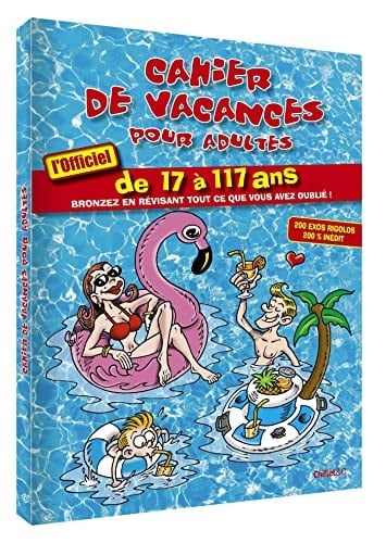 Cahier de vacances pour adultes