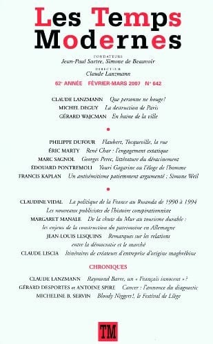 Les Temps Modernes N° 642, février-mars 2007