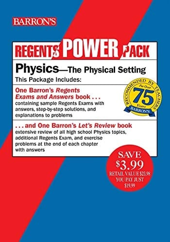 Regents Physics Power Pack Let's Review Physics + Regents Exams and Answers: Physics