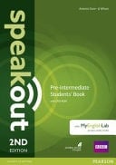 Speakout Pre-Intermediate 2nd Edition Students' Book for DVD-ROM and MyEnglishLab Pack