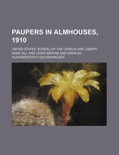 Paupers in Almhouses, 1910