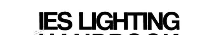 IES Lighting Handbook 1984 Reference Volume