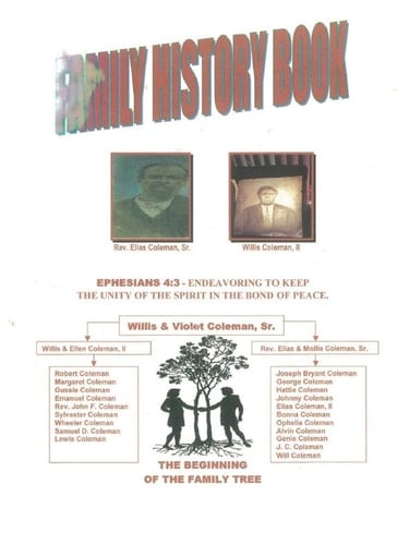 Berry/Coleman Family Book