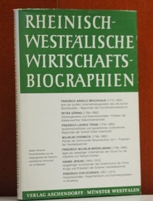 Rheinisch-westfälische wirtschaftsbiographien, (German Edition)