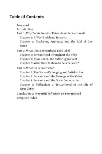 Let This Mind Be in You Exploring God's Call to Servanthood