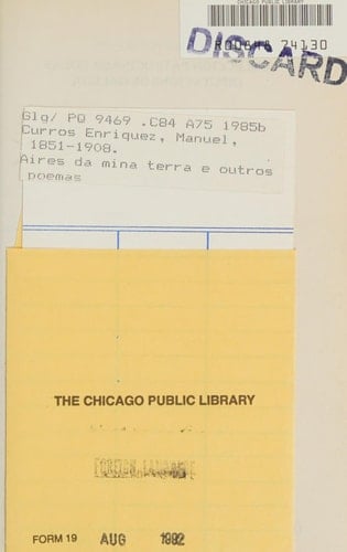 Aires da miña terra e outros poemas