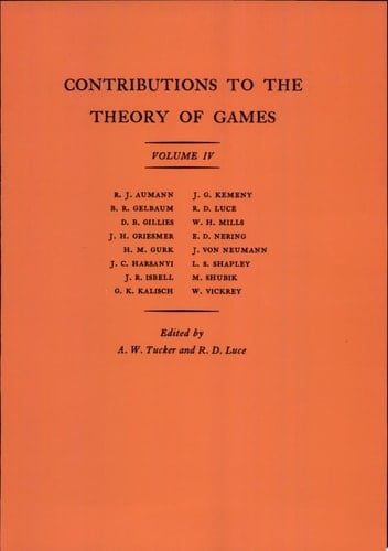 Contributions to the Theory of Games