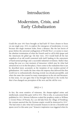 1913 The Cradle of Modernism