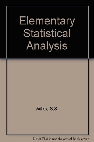 Elementary Statistical Analysis