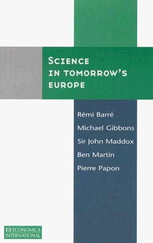 Science in Tomorrow's Europe