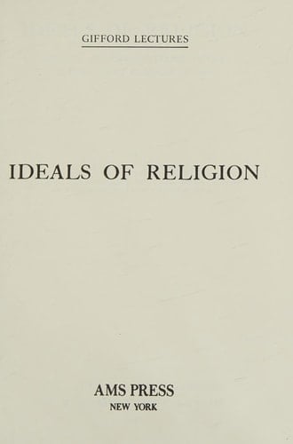 Ideals of Religion