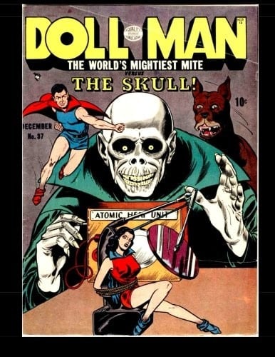 Doll Man #37 Golden Age Comics First Superhero with Shrinking Power 1951