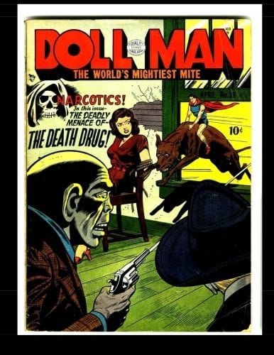 Doll Man #39 Golden Age Comics First Superhero with Shrinking Power 1952