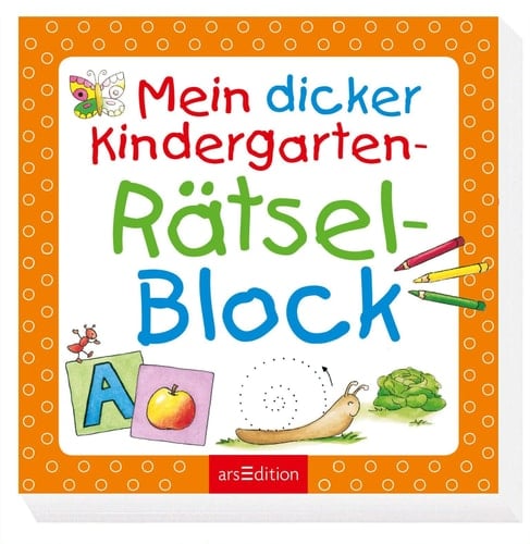 Mein dicker Kindergarten-Rätsel-Block