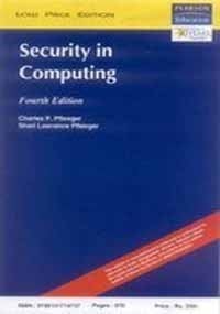 Security in Computing