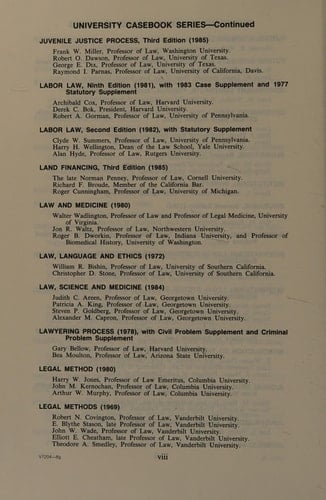 Juvenile Justice Process