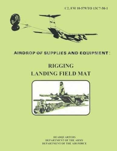 Airdrop Fo Supplies and Equipment Rigging Landing Field Mat (FM 10-579 / TO 13C7-50-1)