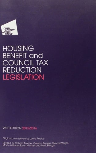 CPAG's Housing Benefit and Council Tax Reduction Legislation