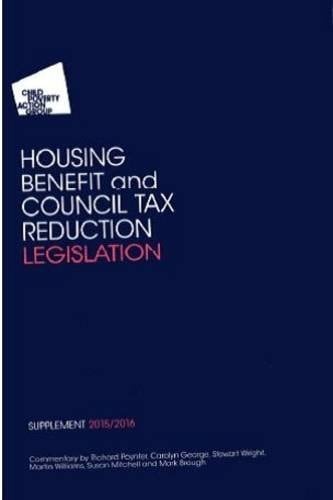 CPAG's Supplement Housing Benefit Legislation 2016 28th Edition