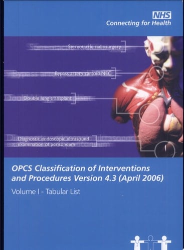 OPCS Classifications of Interventions and Procedures