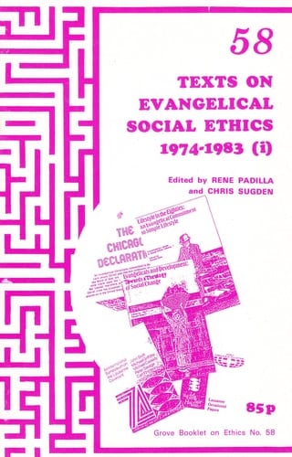 Texts on Evangelical Social Ethics 1974-1983