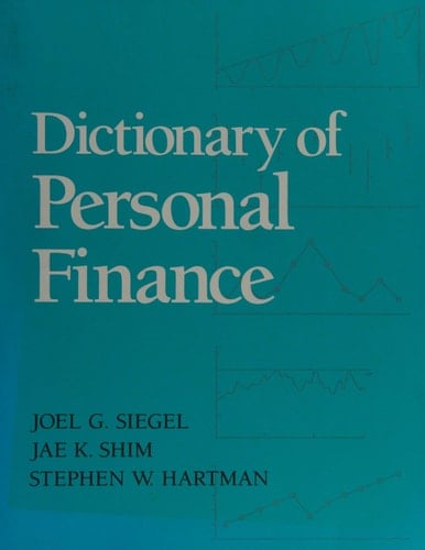 Dictionary of Personal Finance