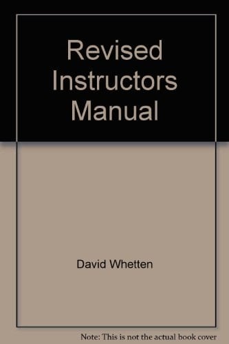 Revised Instructors Manual