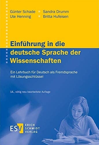 Einführung in die deutsche Sprache der Wissenschaften ein Lehrbuch für Deutsch als Fremdsprache