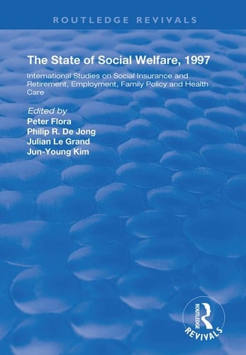 The State and Social Welfare 1997
