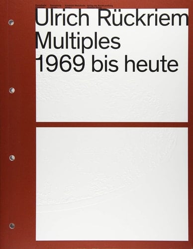 Ulrich Rückriem, Multiples 1969 bis heute