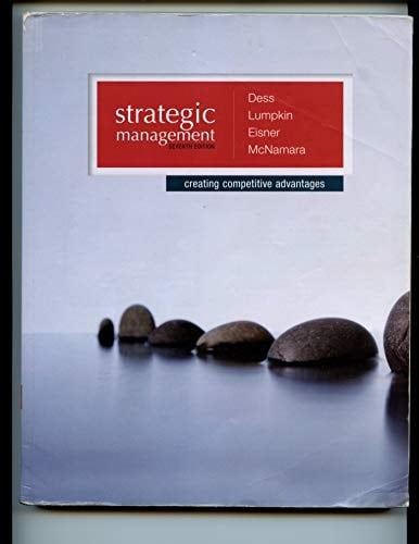 Strategic Management Creating Competitive Advantages