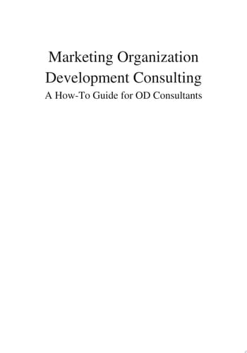 Marketing Organization Development