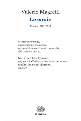 Le cavie Poesie 1980-2018