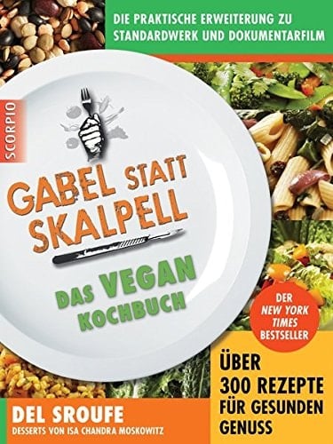 Gabel statt Skalpell das Vegan-Kochbuch ; [über 300 Rezepte für gesunden Genuss ; die unerlässliche Erweiterung zu Standardwerk und Dokumentarfilm]
