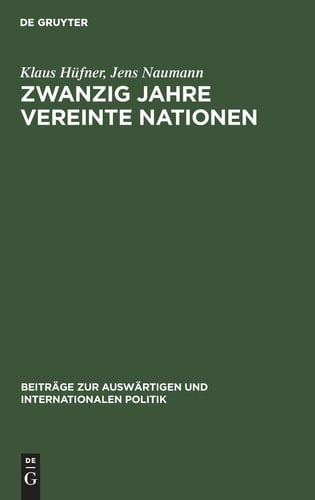 Zwanzig Jahre Vereinte Nationen Internationale Bibliographie, 1945-1965