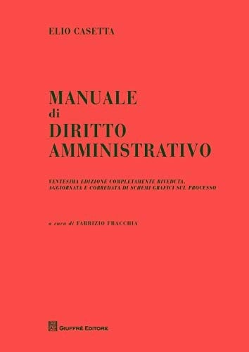 Manuale di diritto amministrativo