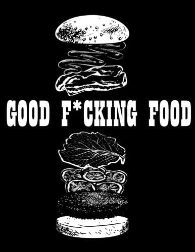 Good F*cking Food Gift for for Women, Wife, Mom. XXL Blank Recipe Journal to Write in for Women, Food Cookbook Design, Document All Your Special Recipes and Notes