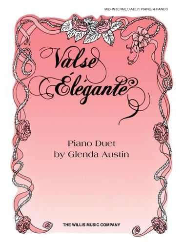 Valse Elegante 1 Piano, 4 Hands/Mid-Intermediate Level Nfmc 2024-2028 Selection