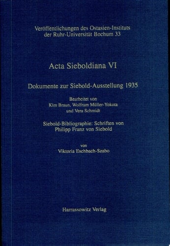 Dokumente zur Siebold-Ausstellung 1935