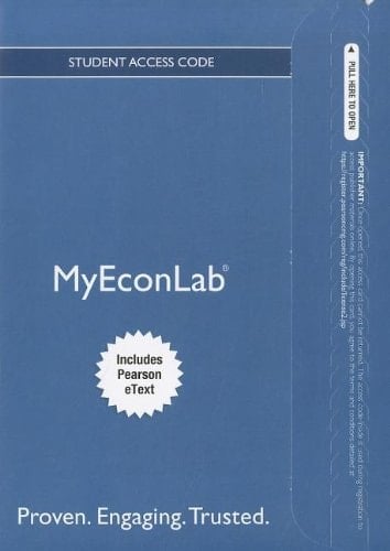 Macroeconomics MyEconLab Access Code Includes Pearson Etext