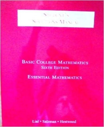 Students Solutions Manual