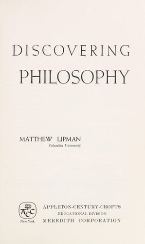 Discovering philosophy (The Century philosophy series)