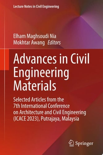 Advances in Civil Engineering Materials