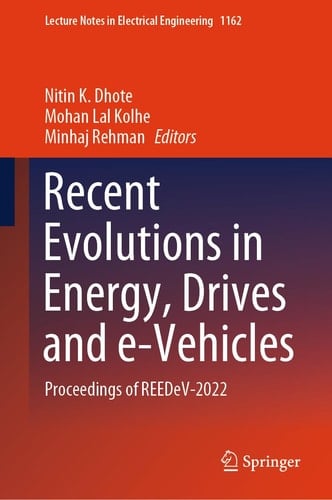 Recent Evolutions in Energy, Drives and e-Vehicles Proceedings of REEDeV-2022