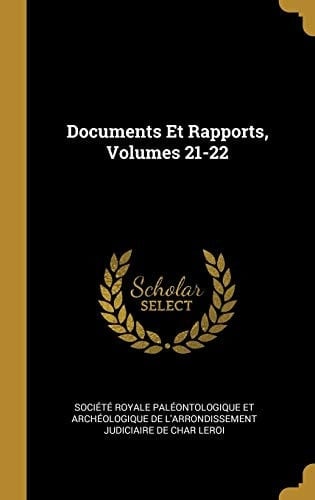 Documents Et Rapports, Volumes 21-22