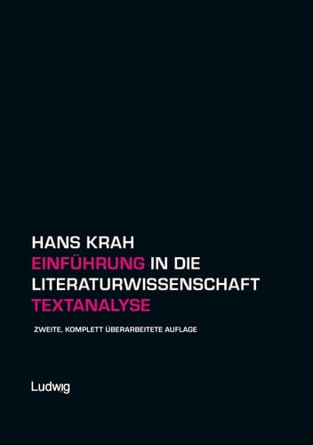 Einführung in die Literaturwissenschaft Textanalyse