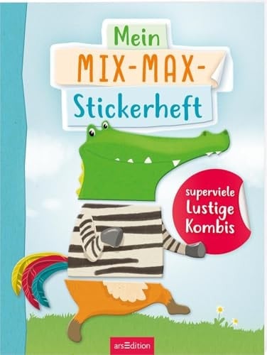 Mein Mix-Max-Stickerheft Superviele lustige Kombis